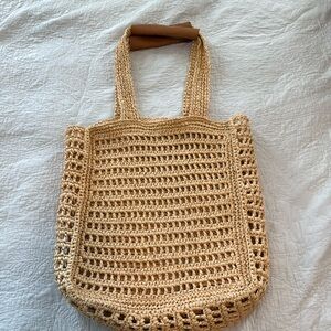 LOFT Weaved Sweetgrass Tote